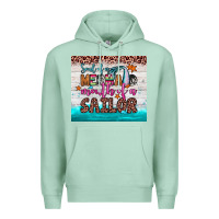 Seafoam soul of a mermaid mouth of a sailor Premium Hoodie - JahusDesignShop
