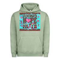 Pigment Oil Green strength hope faith Urban Hoodie - JahusDesignShop
