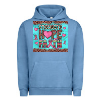 Pigment Pebble Blue strength hope faith Urban Hoodie - JahusDesignShop