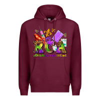Burgundy mardi gras rca resident care assistant Premium Hoodie - AdoDesignShop