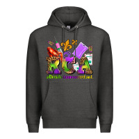 Charcoal Heather mardi gras rca resident care assistant Premium Hoodie - AdoDesignShop