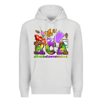 Dove Grey mardi gras rca resident care assistant Premium Hoodie - AdoDesignShop