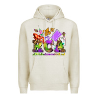 Oatmeal Heather mardi gras rca resident care assistant Premium Hoodie - AdoDesignShop