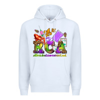 White mardi gras rca resident care assistant Premium Hoodie - AdoDesignShop