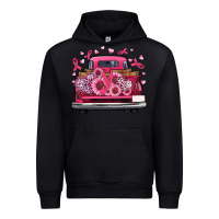 Black breast cancer farm truck Urban Hoodie - Artiststas