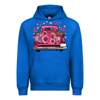 Cobalt breast cancer farm truck Urban Hoodie - Artiststas