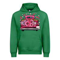 Emerald breast cancer farm truck Urban Hoodie - Artiststas