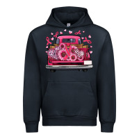 Navy breast cancer farm truck Urban Hoodie - Artiststas