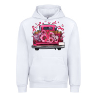White breast cancer farm truck Urban Hoodie - Artiststas