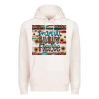 Pale Pink smart  sassy fierce Premium Hoodie - JahusDesignShop