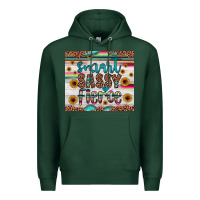 Sports Green smart  sassy fierce Premium Hoodie - JahusDesignShop