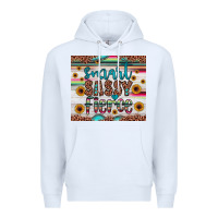 White smart  sassy fierce Premium Hoodie - JahusDesignShop