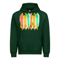 Forest Green Western Color Farm Life Brush Strokes Urban Hoodie - Bettercallsaul