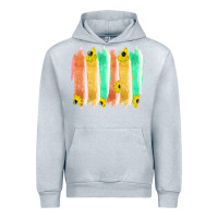 Heather Grey Western Color Farm Life Brush Strokes Urban Hoodie - Bettercallsaul
