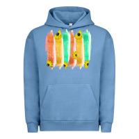 Pigment Pebble Blue Western Color Farm Life Brush Strokes Urban Hoodie - Bettercallsaul