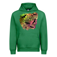 Emerald bat halloween patch Urban Hoodie - BundleAndBundleShop