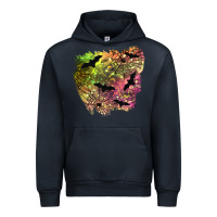 Navy bat halloween patch Urban Hoodie - BundleAndBundleShop