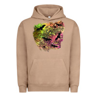 Pigment Burro bat halloween patch Urban Hoodie - BundleAndBundleShop