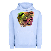 Pigment Grape Ice bat halloween patch Urban Hoodie - BundleAndBundleShop