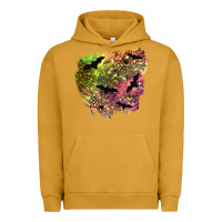 Pigment Peanut Butter bat halloween patch Urban Hoodie - BundleAndBundleShop