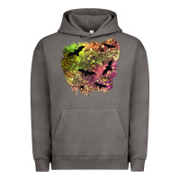 Pigment Tornado bat halloween patch Urban Hoodie - BundleAndBundleShop