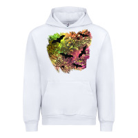 White bat halloween patch Urban Hoodie - BundleAndBundleShop