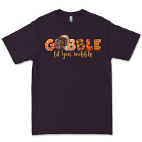 Plum Gobble Gobble Til You Wobble Premium Tee - LillyAllenDesigns