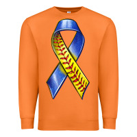 Carrot down syndrome ribbon softball Premium Sweatshirt - texasbilliewilder