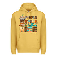 Antique Gold pumpkin spice everything nice Premium Hoodie - AdoDesignShop