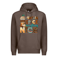 Coffee pumpkin spice everything nice Premium Hoodie - AdoDesignShop