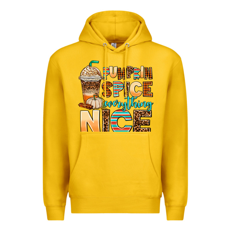 Pumpkin Spice Everything Nice Premium Hoodie by AdoDesignShop | Teevron
