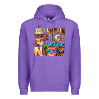 Purple pumpkin spice everything nice Premium Hoodie - AdoDesignShop