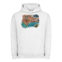 Pigment Lunar Rock Leopard Wood Cowhide Pattern Mixed Western Frame Urban Hoodie - Bettercallsaul