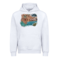 White Leopard Wood Cowhide Pattern Mixed Western Frame Urban Hoodie - Bettercallsaul