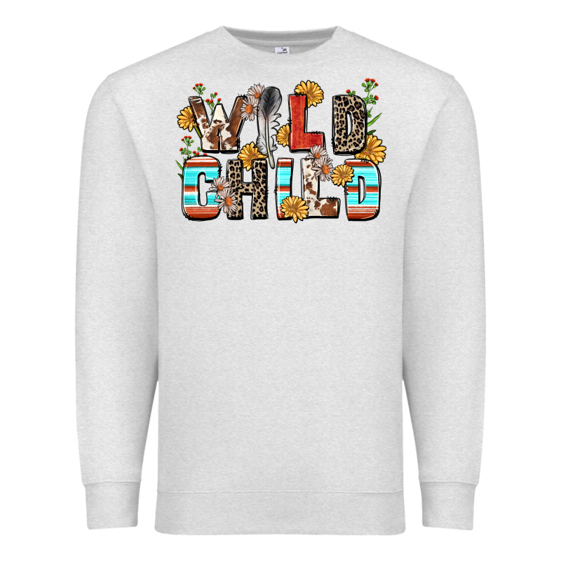 Wild Child Premium Sweatshirt by Zillion Design Studio | Teevron