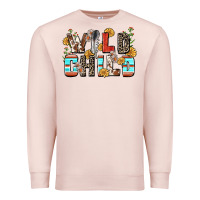 Pale Pink wild child Premium Sweatshirt - Zillion Design Studio
