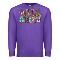 Purple wild child Premium Sweatshirt - Zillion Design Studio