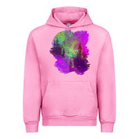 Fuchsia Pink castle halloween patch Urban Hoodie - BundleAndBundleShop