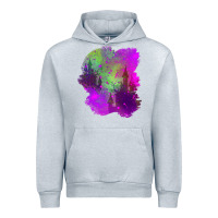 Heather Grey castle halloween patch Urban Hoodie - BundleAndBundleShop