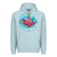 Blue Mist ice skate christmas ornament Premium Hoodie - BundleAndBundleShop