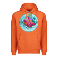 Carrot ice skate christmas ornament Premium Hoodie - BundleAndBundleShop