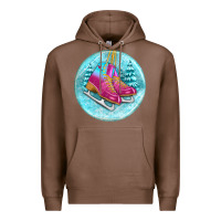 Chestnut ice skate christmas ornament Premium Hoodie - BundleAndBundleShop