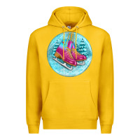 Lemon ice skate christmas ornament Premium Hoodie - BundleAndBundleShop