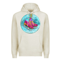 Oatmeal Heather ice skate christmas ornament Premium Hoodie - BundleAndBundleShop