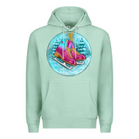 Seafoam ice skate christmas ornament Premium Hoodie - BundleAndBundleShop