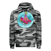 Slate Camo ice skate christmas ornament Premium Hoodie - BundleAndBundleShop
