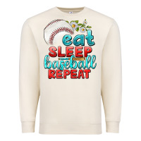 Sandshell eat sleep baseball repeat Premium Sweatshirt - texasbilliewilder