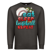 Smoke eat sleep baseball repeat Premium Sweatshirt - texasbilliewilder