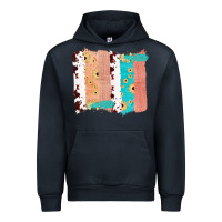 Navy Western Cowhide Sunflower Jute Glitter Farm Life Brush Stroke Urban Hoodie - Bettercallsaul