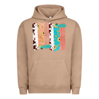 Pigment Burro Western Cowhide Sunflower Jute Glitter Farm Life Brush Stroke Urban Hoodie - Bettercallsaul